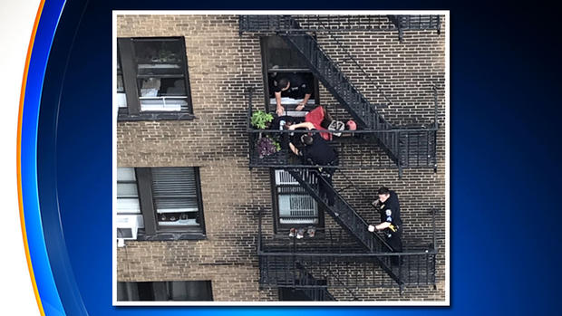 Police Arrest Kidnap, Robbery Suspect On Fire Escape 