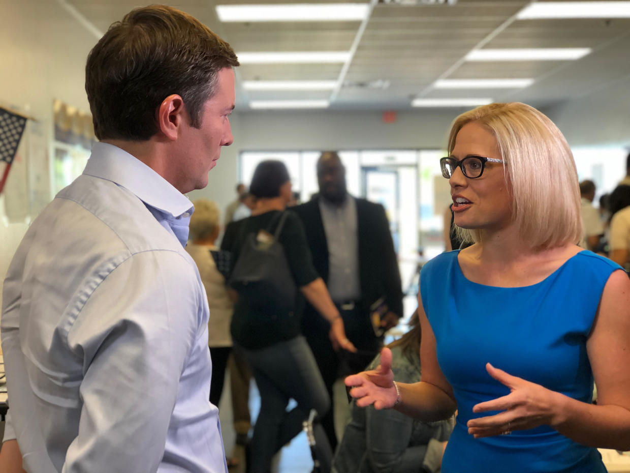 Arizona Senate Election 2018 Kyrsten Sinema Martha Mcsally Debate National Issues In Key