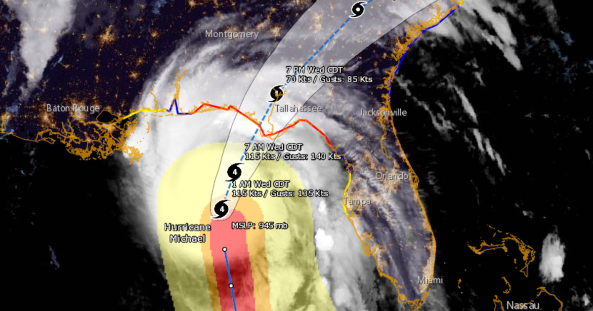 Hurricane Michael 2018: Path of Category 4 storm moves toward Florida ...