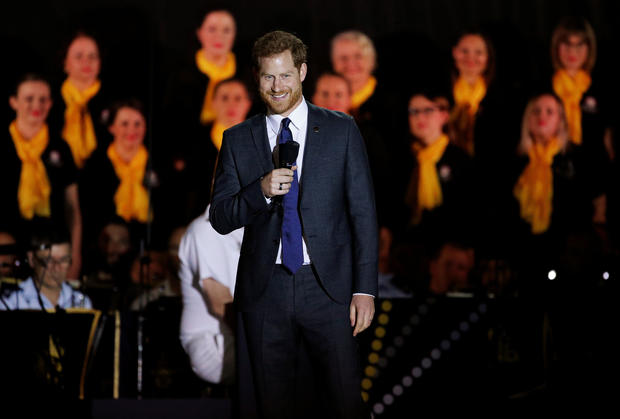 British Prince Harry Speaks at the Opening Ceremony of the Invictus Games at the Sydney Opera House 
