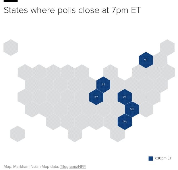 When do polls close today? An hourbyhour guide to the race to win the
