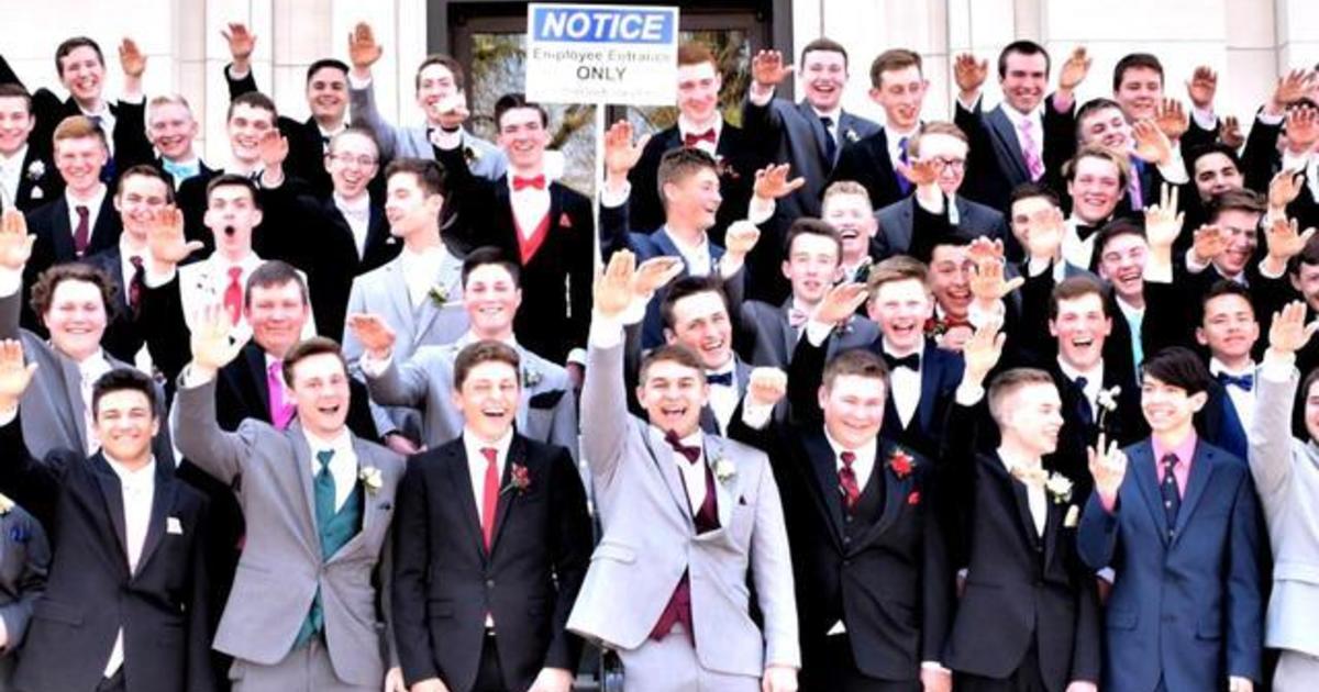 Image result for wisconsin high school nazi salute