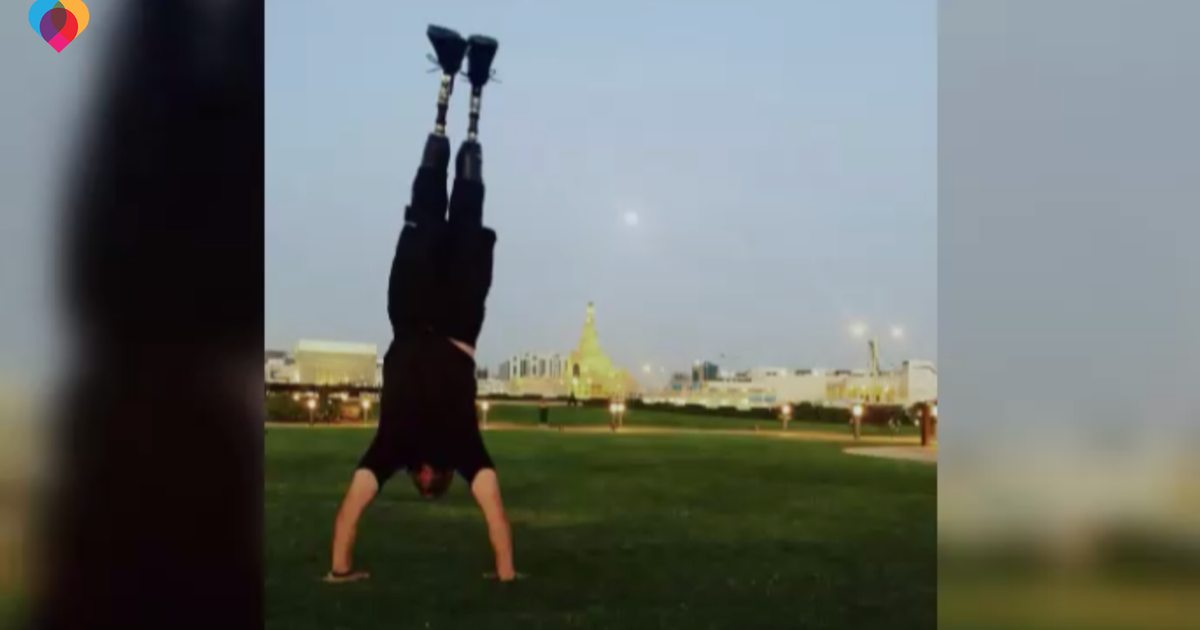 Double amputee Iraq War veteran finds peace in yoga