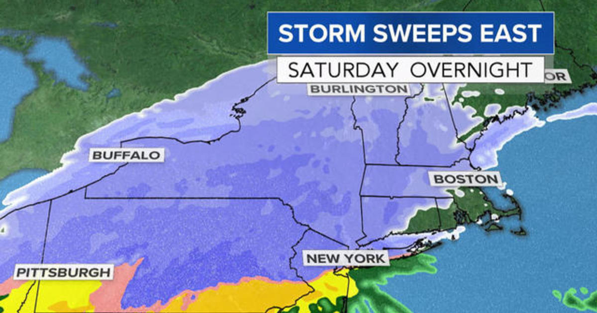 Where will the major winter storm hit? CBS News