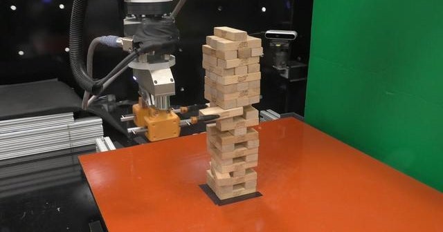 MIT students develop a Jenga-playing robot - CBS News