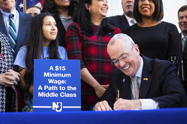   New Jersey Gov. Phil Murphy - Minimum Wage 