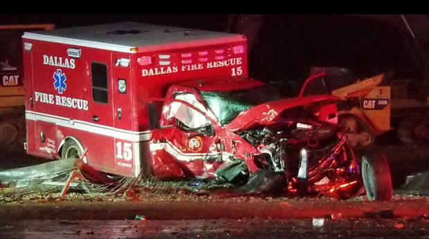 Dallas Fire-Rescue crash 