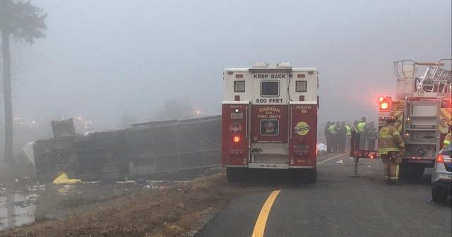 2 dead in charter bus crash in Virginia CBS News