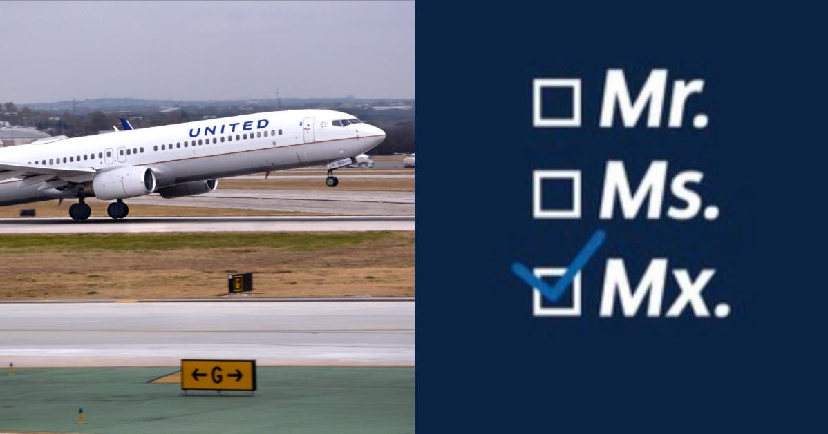 United Airlines Becomes First Airline To Add Non Binary Gender Booking Options Cbs News United Airlines Becomes First Airline To Add Non Binary Gender Booking Options Cbs News