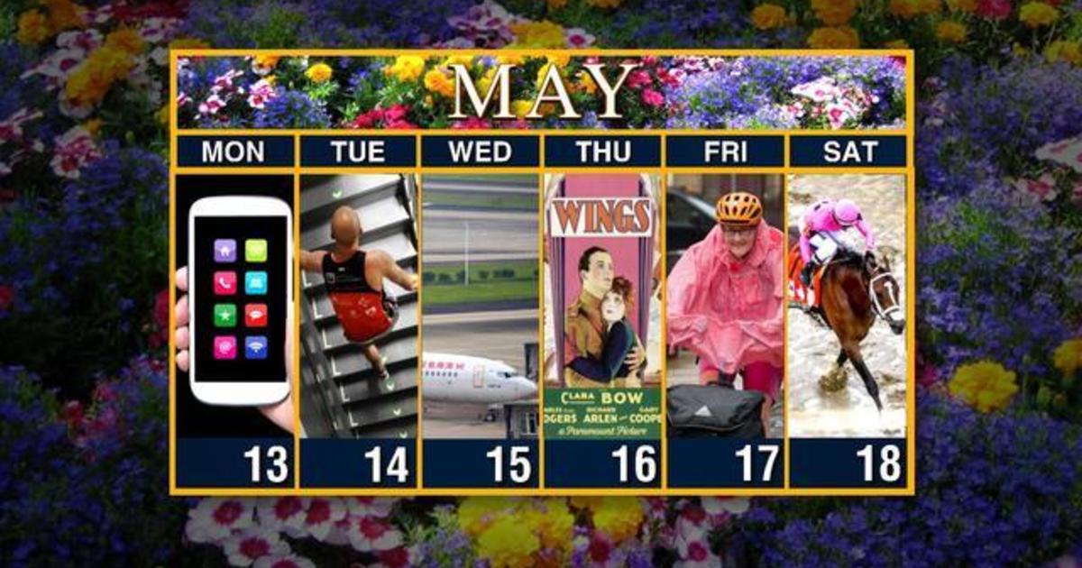 Calendar: Week of May 13 CBS News