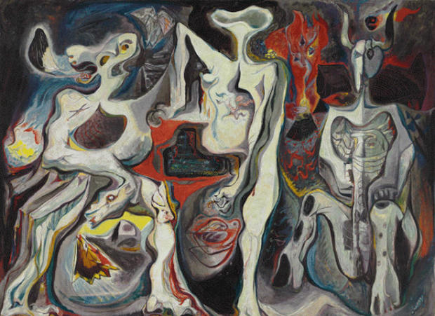 Surrealist Art And War CBS News   There Is No Finished World Andre Masson The Baltimore Museum Of Art Artists Rights Society Ars New York Adagp Paris 660 