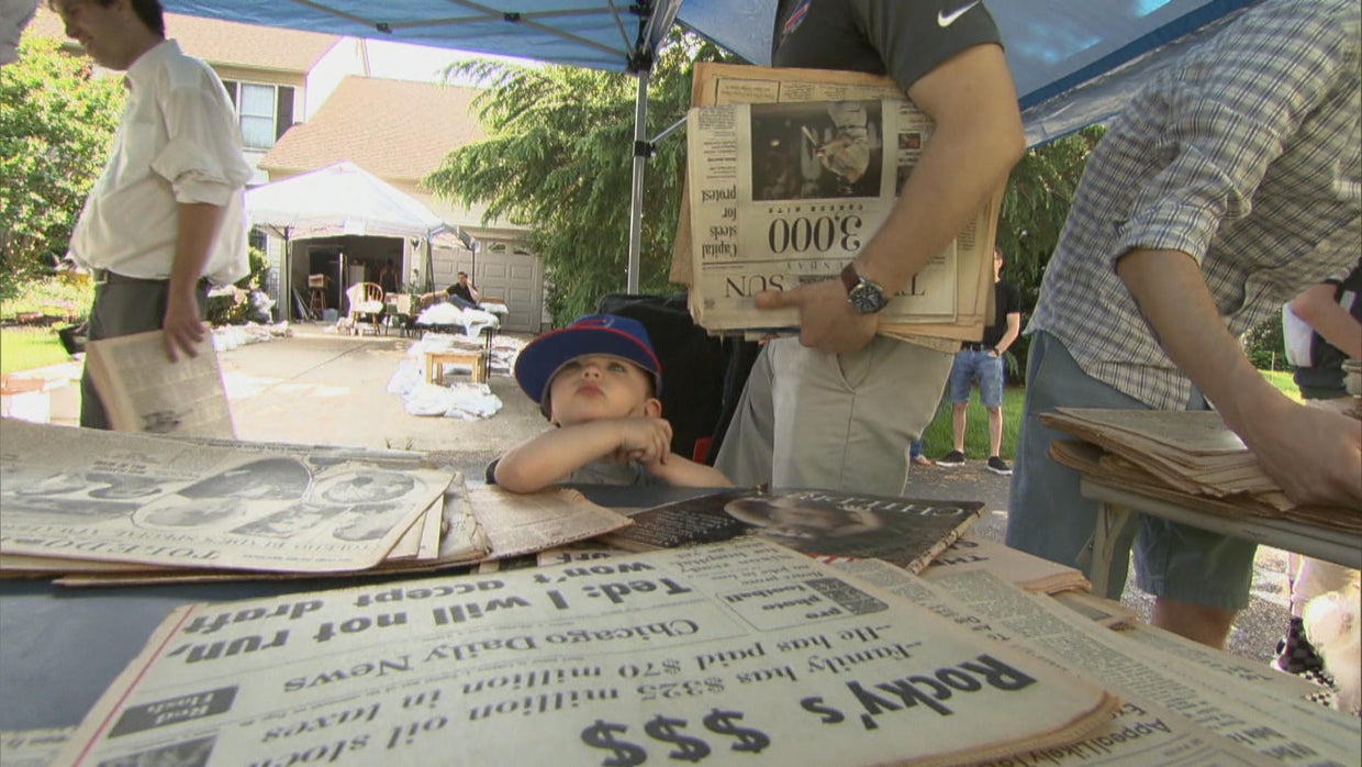 Former paperboy gives away decades of historic headlines CBS News