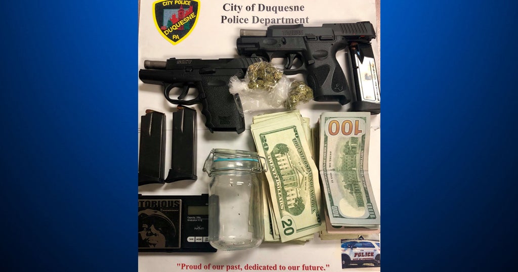 City Of Duquesne Police Seize Drugs, Guns And Money During Traffic Stop