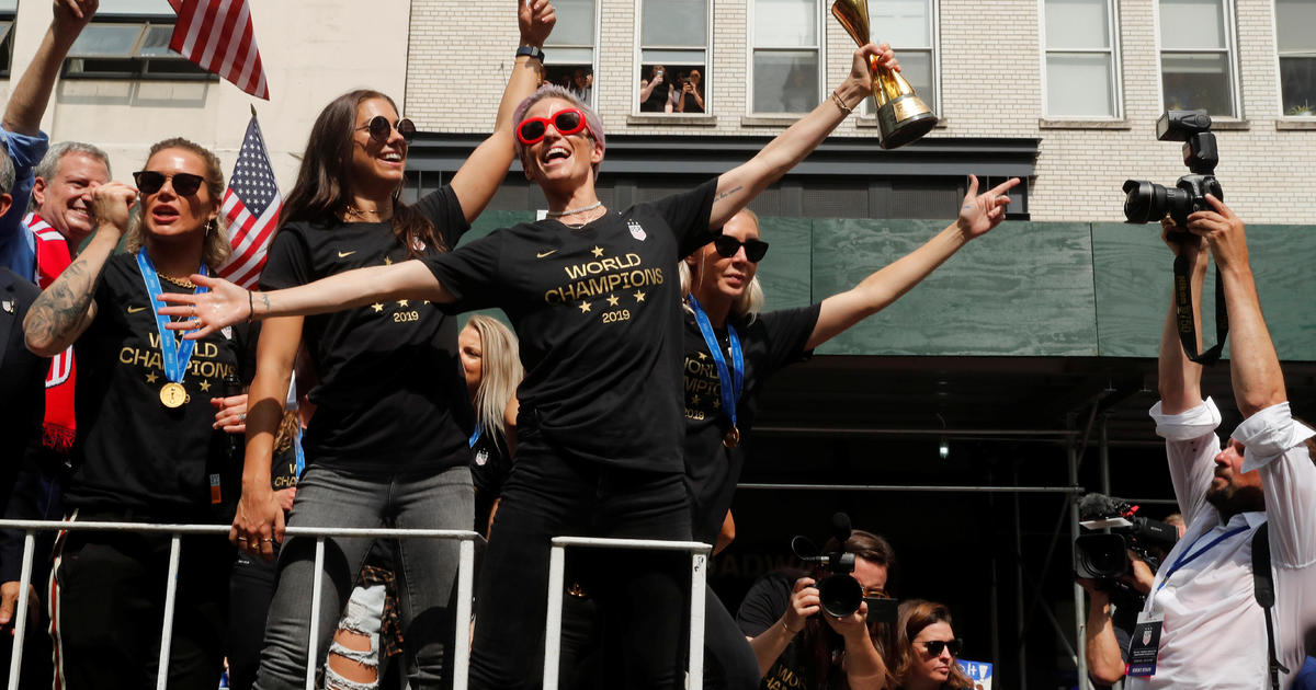 World Cup Parade Uswnt Celebrates World Cup Win For U S Soccer With A Ticker Tape Parade Today