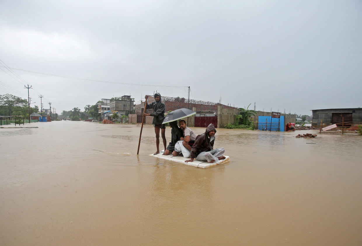 Monsoon season hits India, Nepal and Bangladesh with deadly floods and