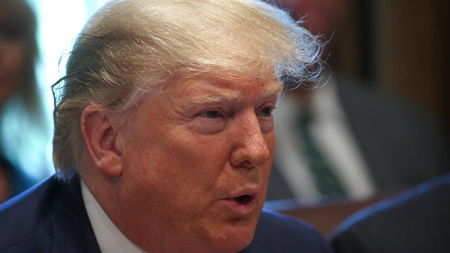 U.S. President Trump holds a cabinet meeting at the White House in Washington 