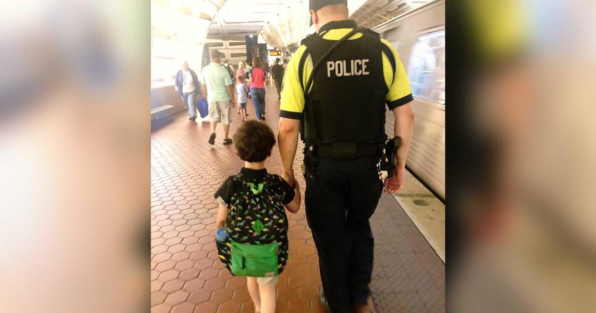 Image result for Single mom and son with autism reunite with police officer who calmed boy on train