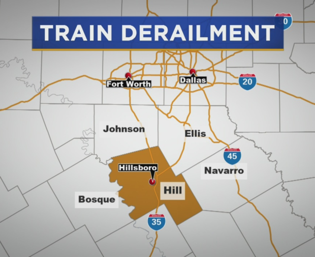 Hillsboro area train derailment map 