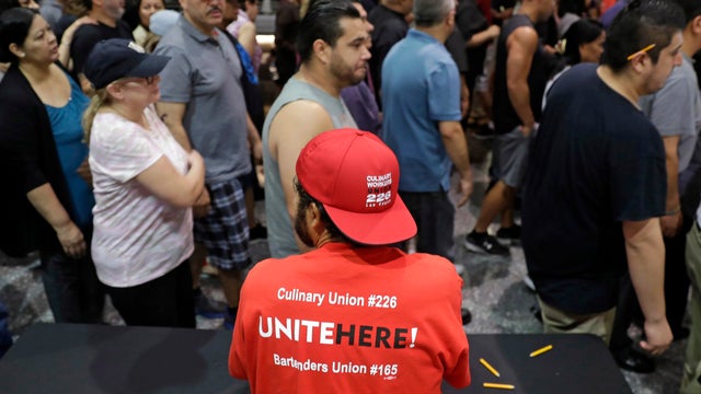 Vegas Workers Nationwide Pickets
