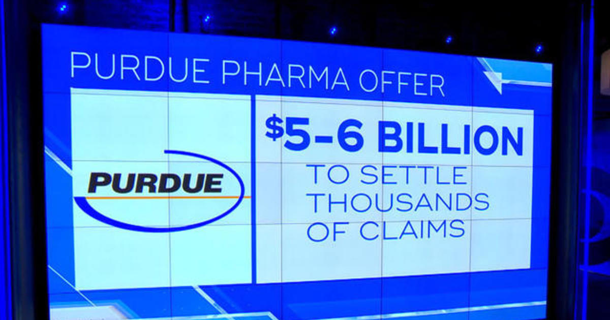 Purdue Pharma offers opioid settlement CBS News