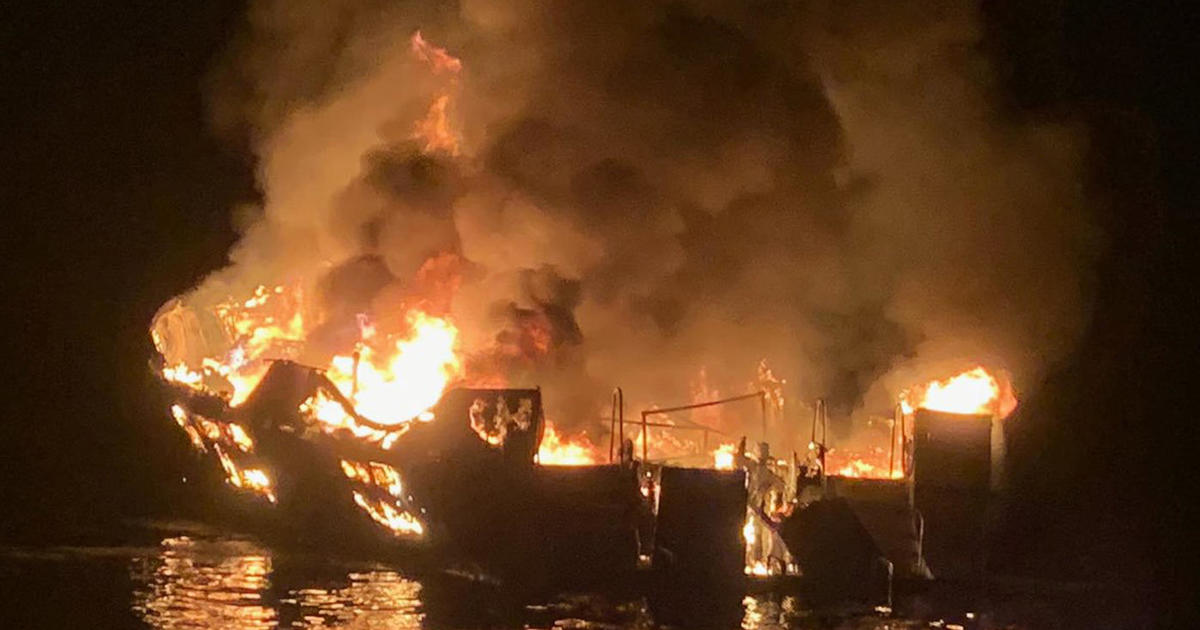Image result for California Boat Fire