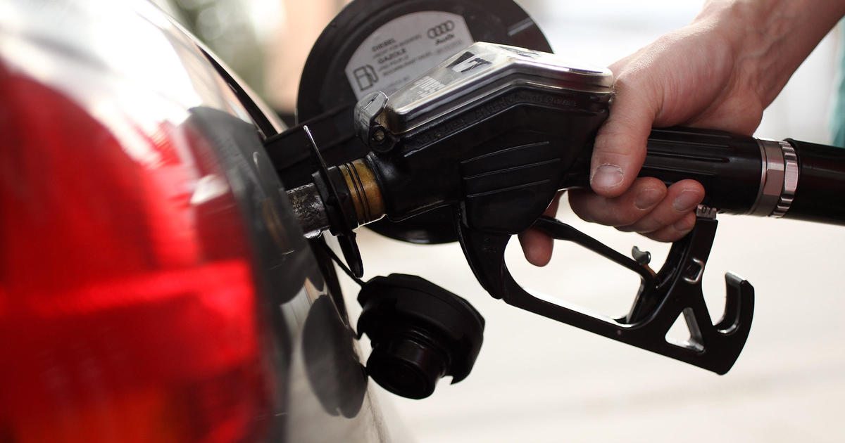 gas prices fall to 1 85 per gallon with fewer drivers on roads cbs news gas prices fall to 1 85 per gallon