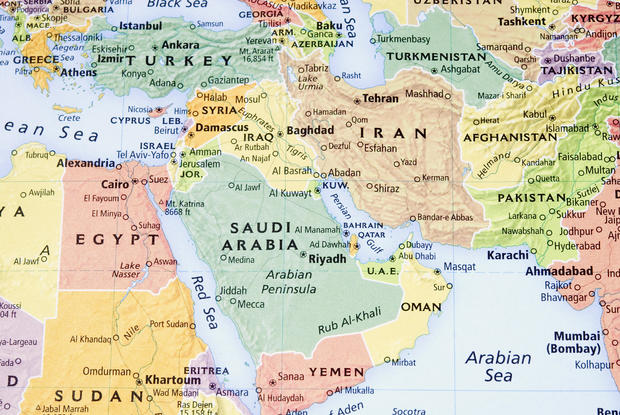 Middle East, Persian Gulf and Pakistan/Afganistan Region map - III 