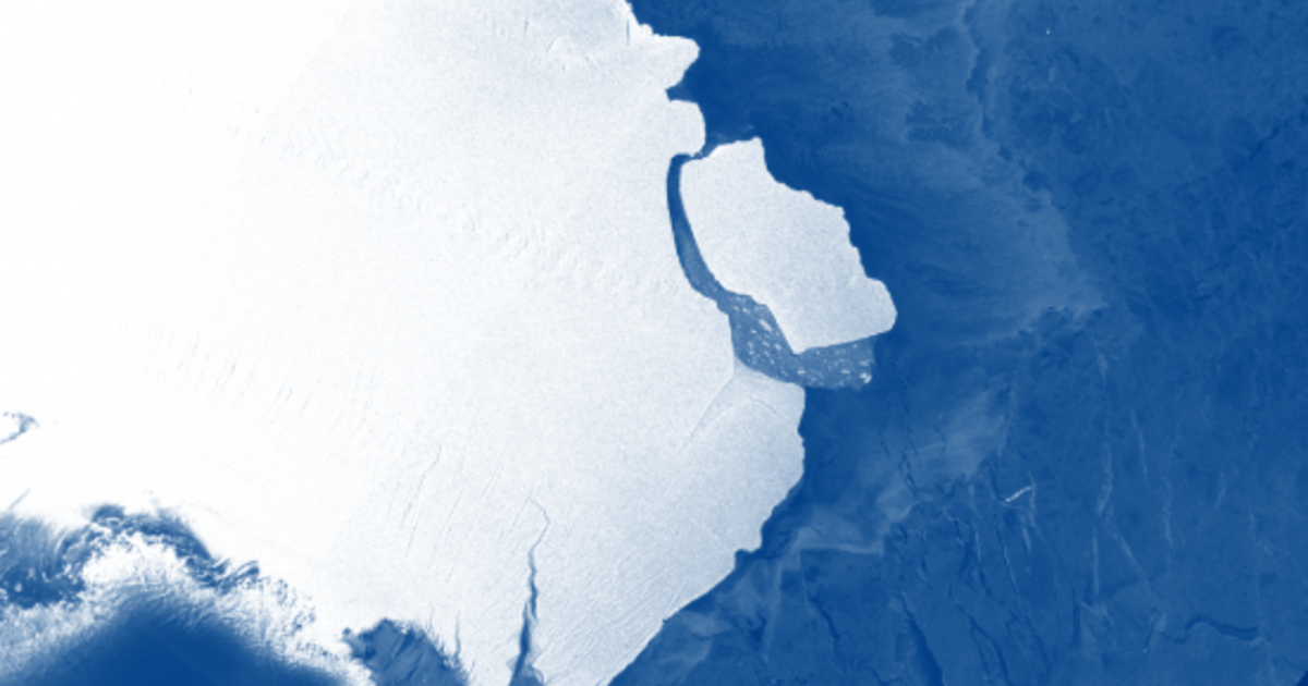 antarctica iceberg breaking off effects