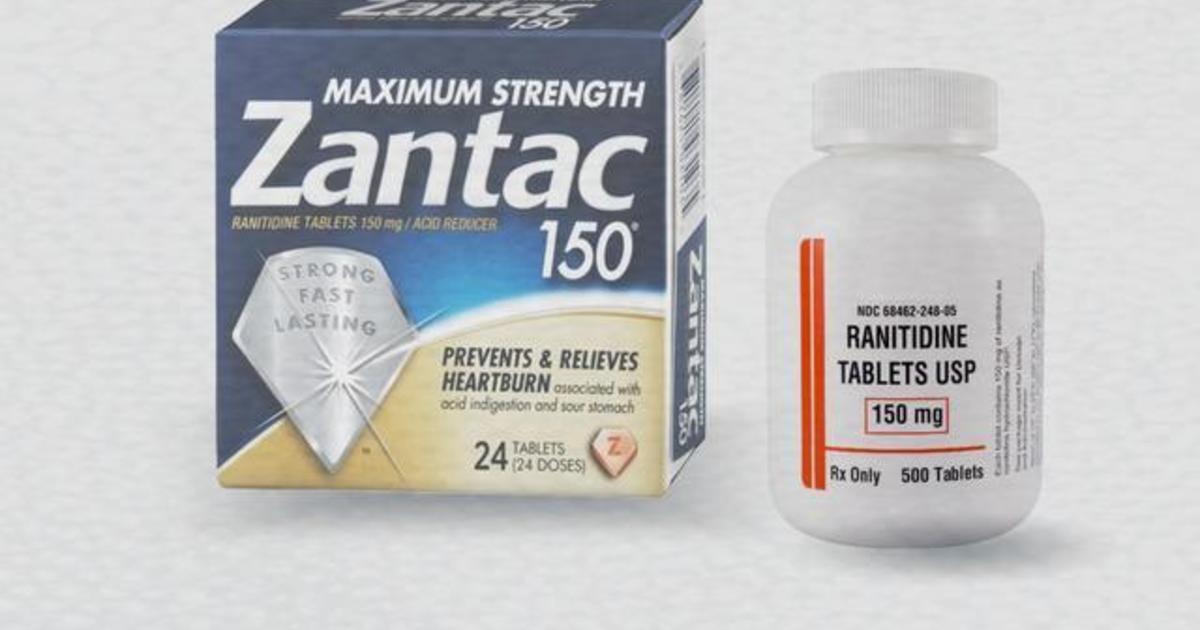 Zantac Ndma Levels Potentially Dangerous Chemical Found In Popular Heartburn Pill Zantac Cbs News Investigation Cbs News