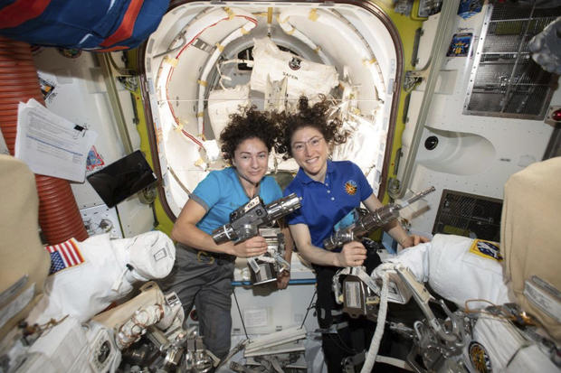 Space Station All Female Spacewalk 