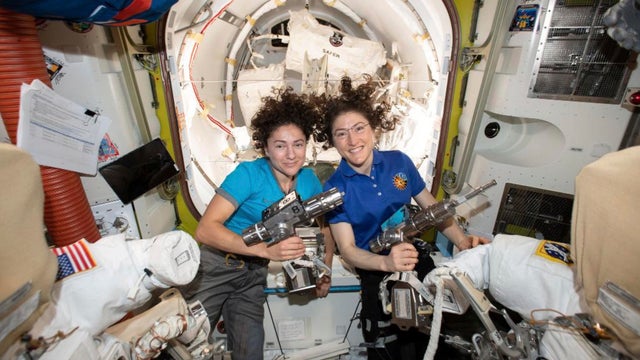 Space Station All Female Spacewalk