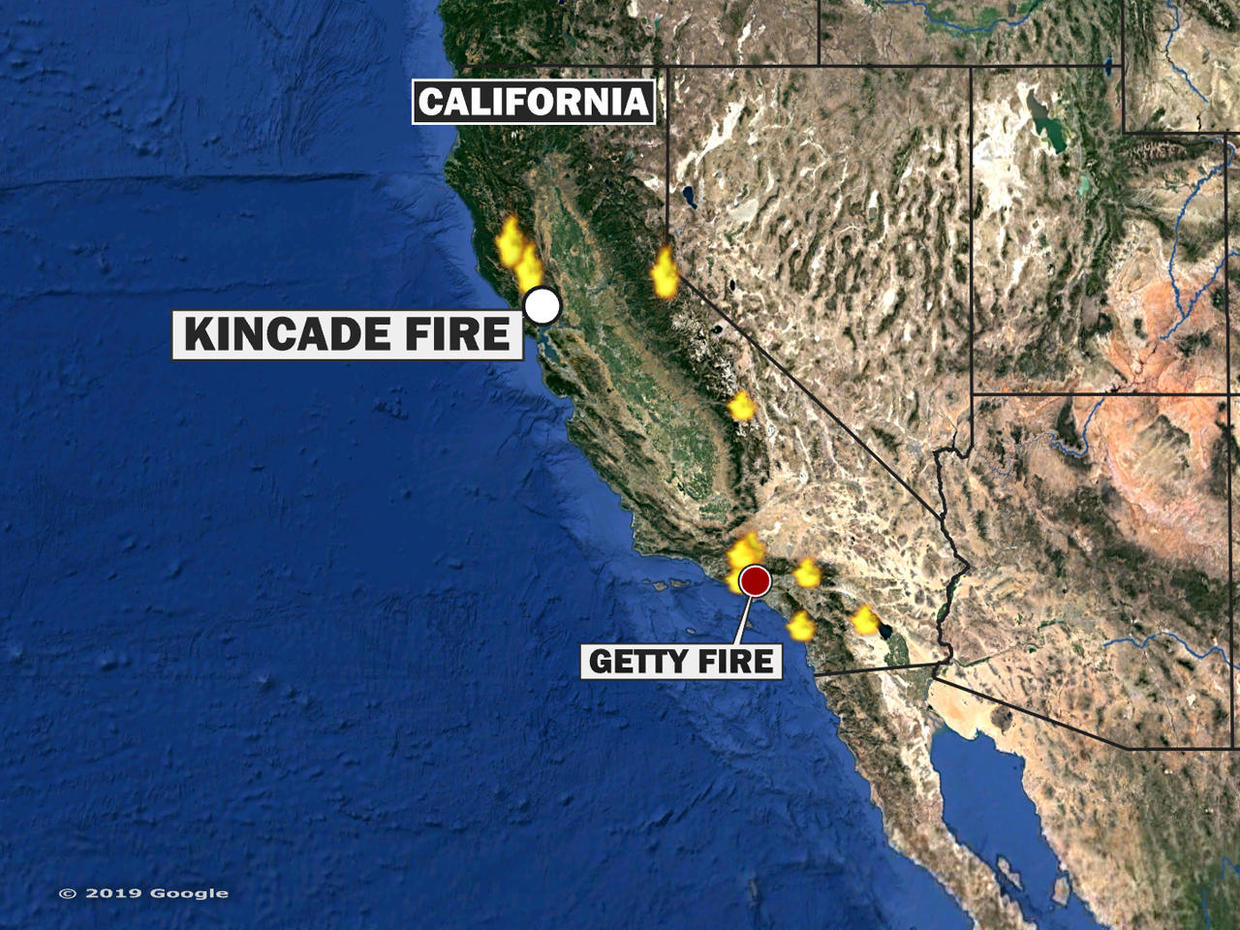 Fire in California Latest on Getty, Kincade, Simi Valley, Hill fires