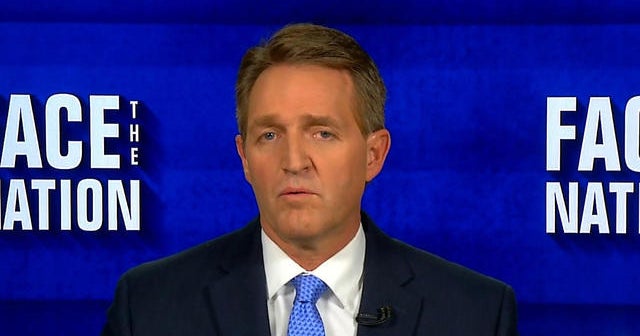 Senator Jeff Flake says presidential actions must be based on threats, not campaign promises