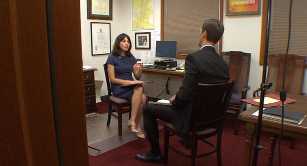 Rep Gina Hinojosa speaks with CBS 11's Brian New 