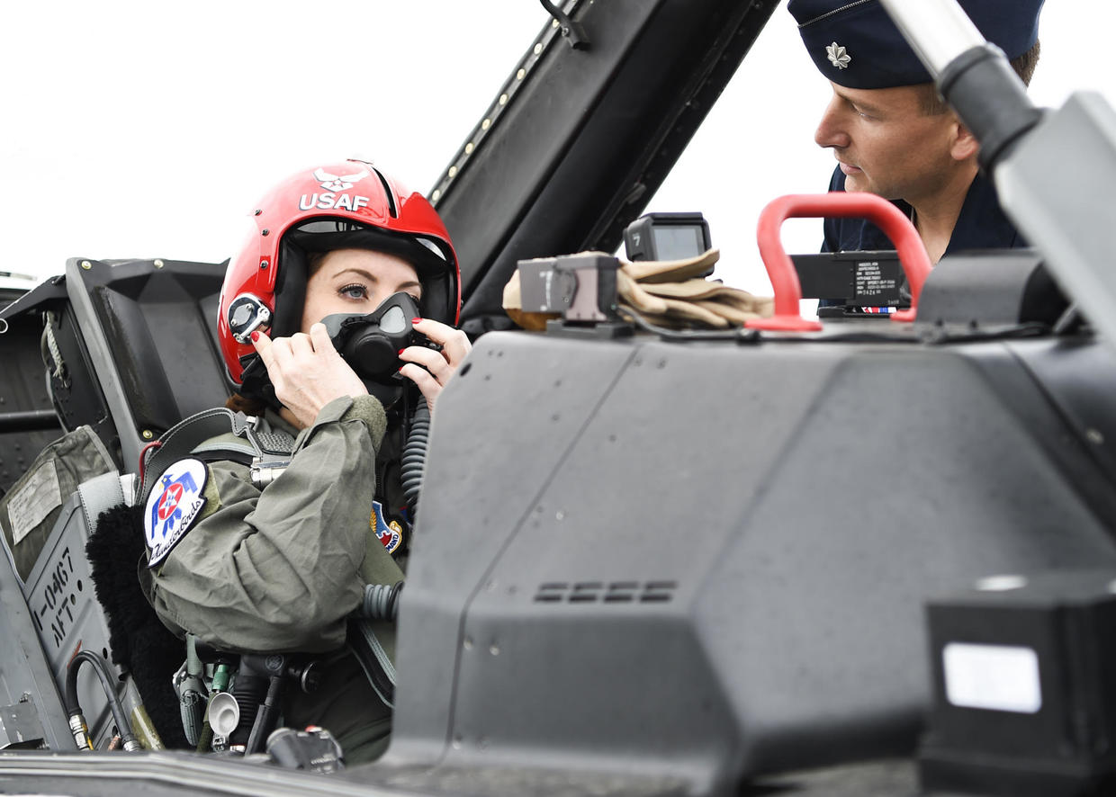 Female Thunderbird pilot inspiring others to chase their dreams CBS News