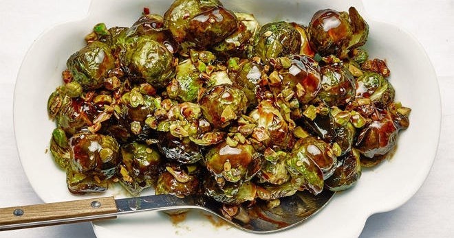Recipe Brussels Sprouts With Pistachios and Lime CBS News