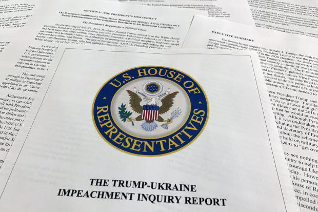 Trump impeachment report: House Intelligence Committee votes to adopt