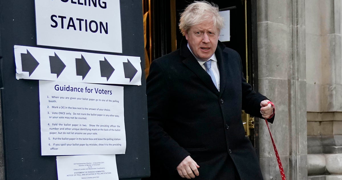 Uk Election Polls Open In Vote That Could See Boris Johnson Win A Clear Brexit Mandate Today Cbs News