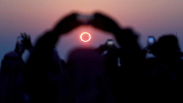 Stunning photos of the "ring of fire" solar eclipse 