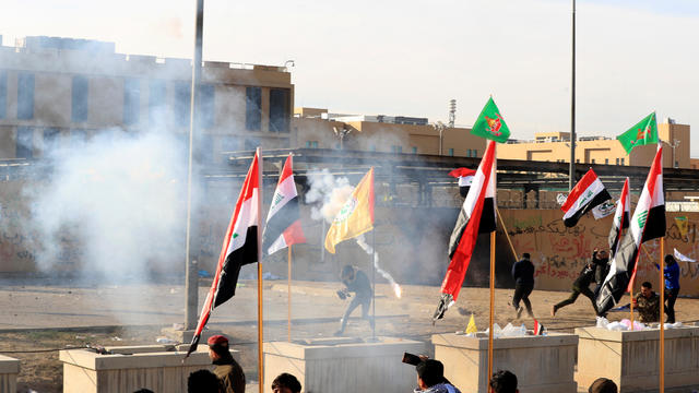 Protests at the U.S. Embassy in Baghdad 