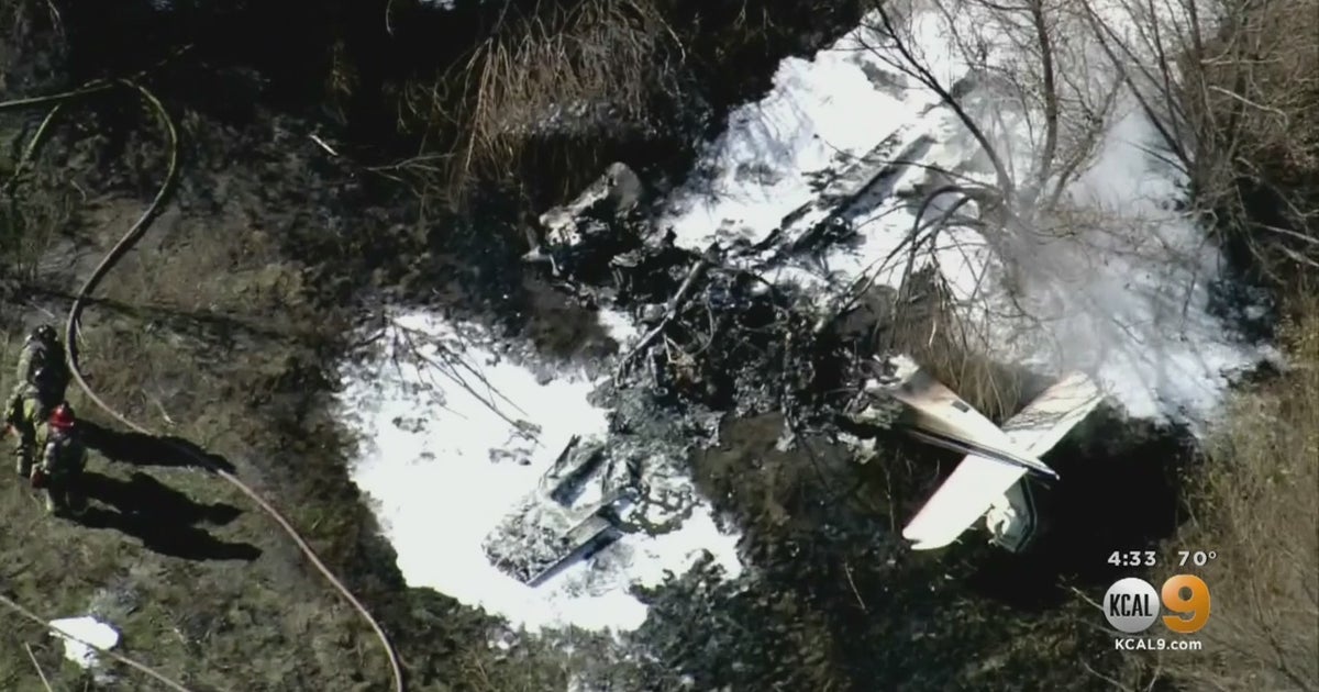 Coroner Releases Names Of 4 People Who Died In Corona Plane Crash - CBS ...