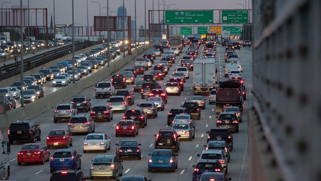 Traffic jam in Chicago