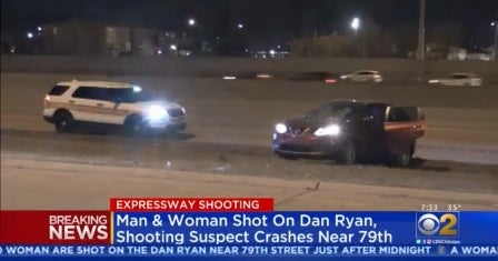 Two Shot While Driving On Dan Ryan Expressway - CBS Chicago