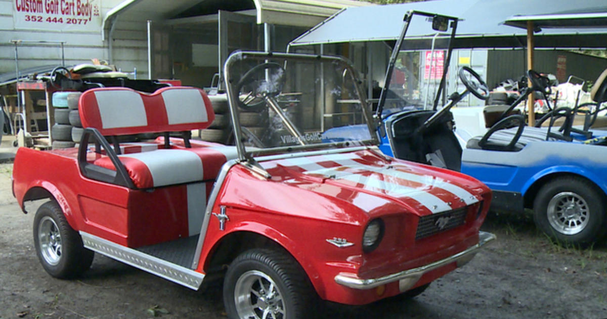 Smaller electric vehicles like golf carts gain popularity CBS News