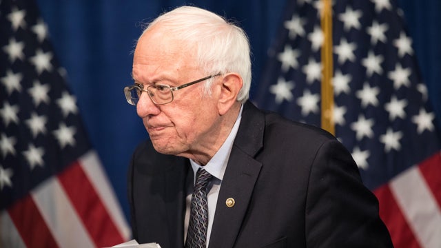 Democratic Presidential Candidate Sen. Bernie Sanders Speaks To The Media In Burlington, Vermont
