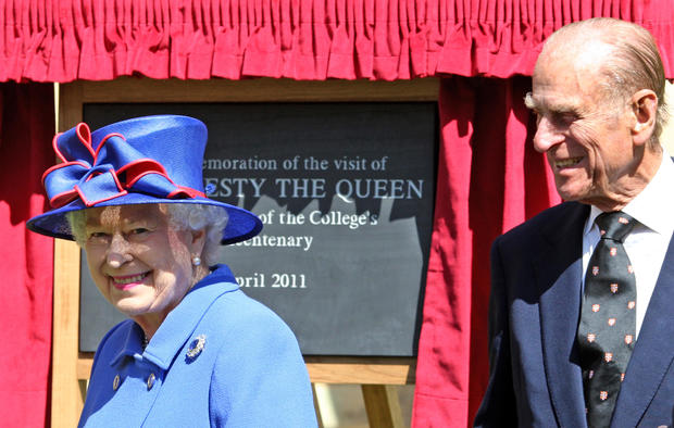 Queen Elizabeth II And Prince Philip, Duke of Edinburgh Visit Cambridge 