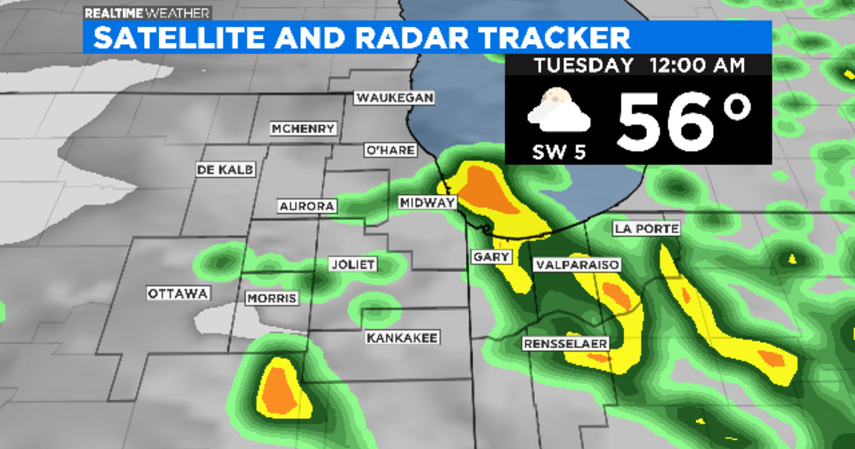 Chicago Weather Rain Chance Through Midnight CBS Chicago