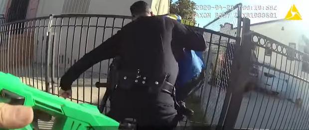 Body-Cam Footage Shows LAPD Officer Punching Suspect In Boyle Heights 