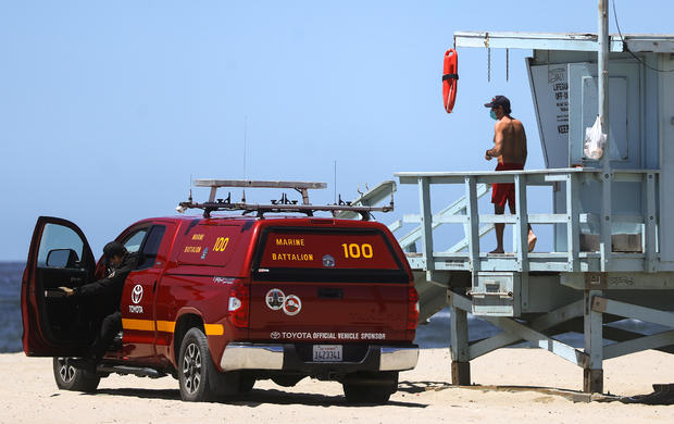 L.A. County Reopens Beaches And Parks Amid Coronavirus Pandemic 