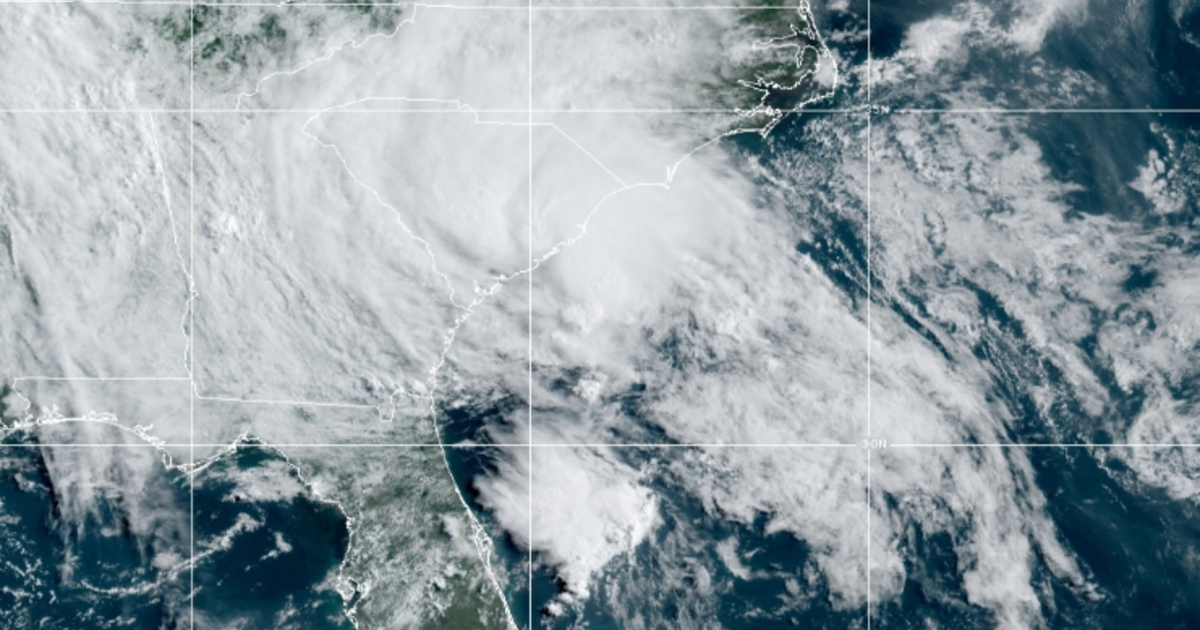 Tropical Storm Bertha makes landfall on South Carolina's coast - CBS News
